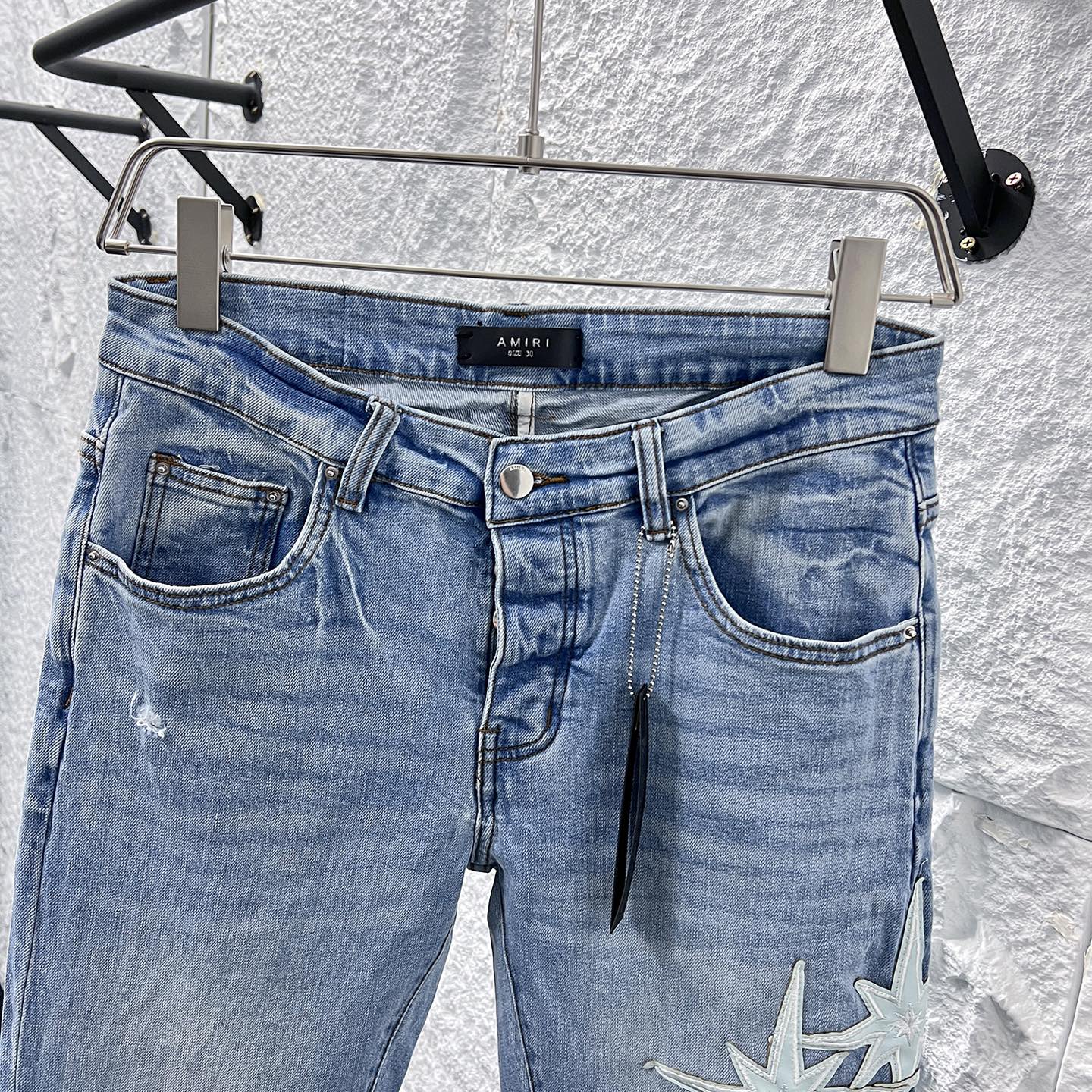 Amiri Jeans New Style With Star Graphic Slim Fit Denim Pants 2 i1748663226934 3293 0 1