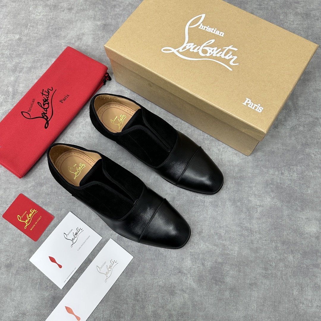 CL新品正装鞋皮鞋Christia*Loubouti*红底鞋GREGGO男士牛津鞋官方7,600采用进口