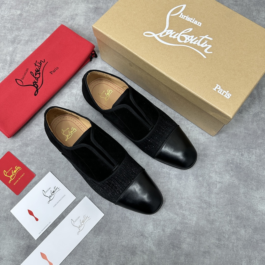 CL新品正装鞋皮鞋Christia*Loubouti*红底鞋GREGGO男士牛津鞋官方7,600采用进口