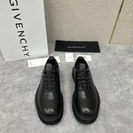 Givenchy Shoes Plain Toe Splicing Cowhide Knitting