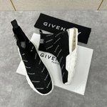 Givenchy High
 Shoes Sneakers Black Printing Cowhide Fall/Winter Collection High Tops