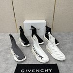 Givenchy Shoes Sneakers Black Printing Cowhide Fall/Winter Collection High Tops