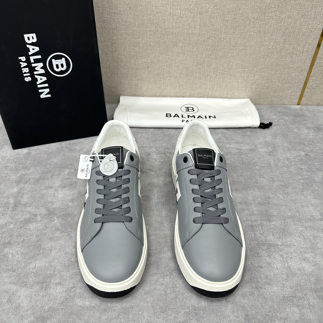 Balmai*巴尔-曼新品B-Skate拼接低帮休闲运动鞋多种材质拼接撞色设计采用进口小牛皮多种常见颜色