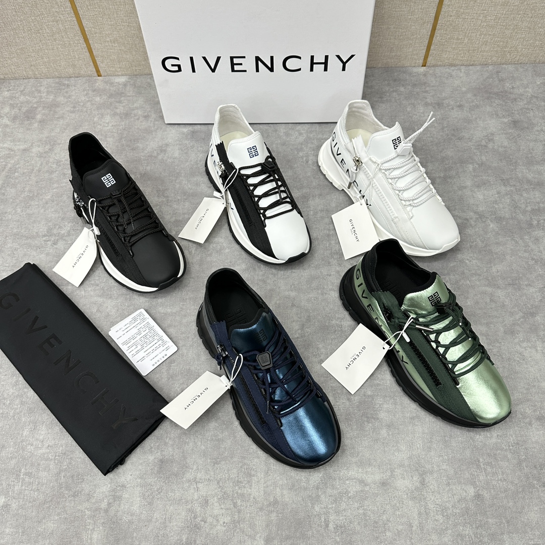 GVX新品Givench*纪梵希SPECTRE慢跑低帮拉链休闲鞋这款运动鞋采用进口牛皮设计内里牛皮打造独