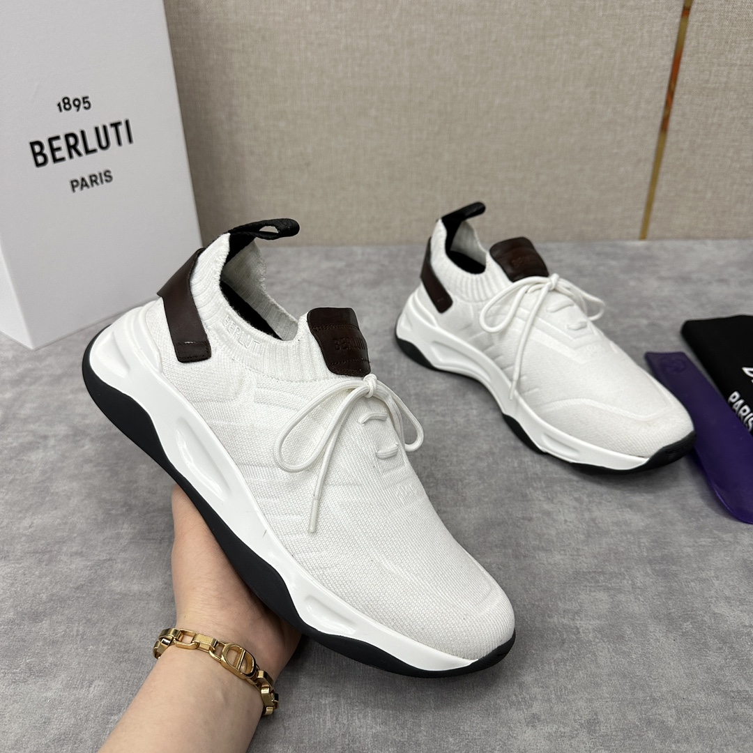 Berlut*布鲁提新品Shadow飞织运动鞋官方10,700原版开发打造轻盈格调如影随行Shadow运