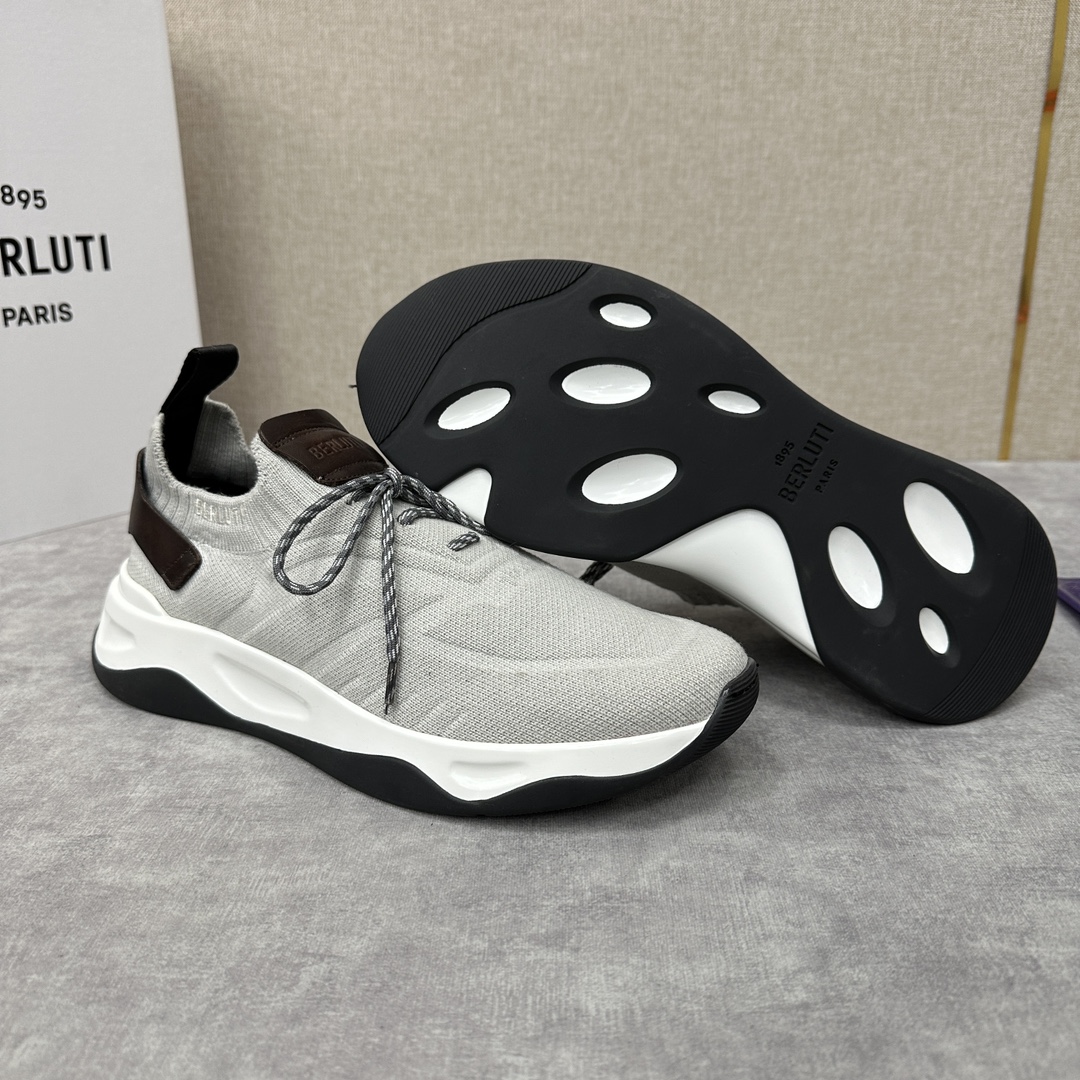Berlut*布鲁提新品Shadow飞织运动鞋官方10,700原版开发打造轻盈格调如影随行Shadow运