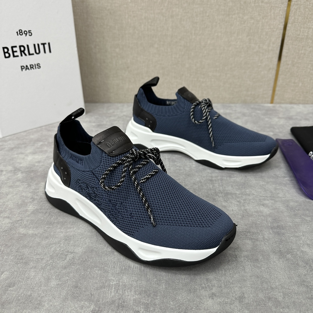 Berlut*布鲁提新品Shadow飞织运动鞋原版开发打造官方11,100作为品牌首款针织运动鞋履这双袜