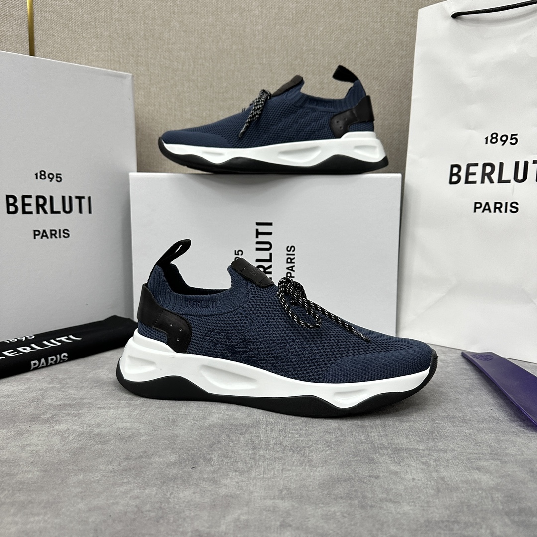Berlut*布鲁提新品Shadow飞织运动鞋原版开发打造官方11,100作为品牌首款针织运动鞋履这双袜
