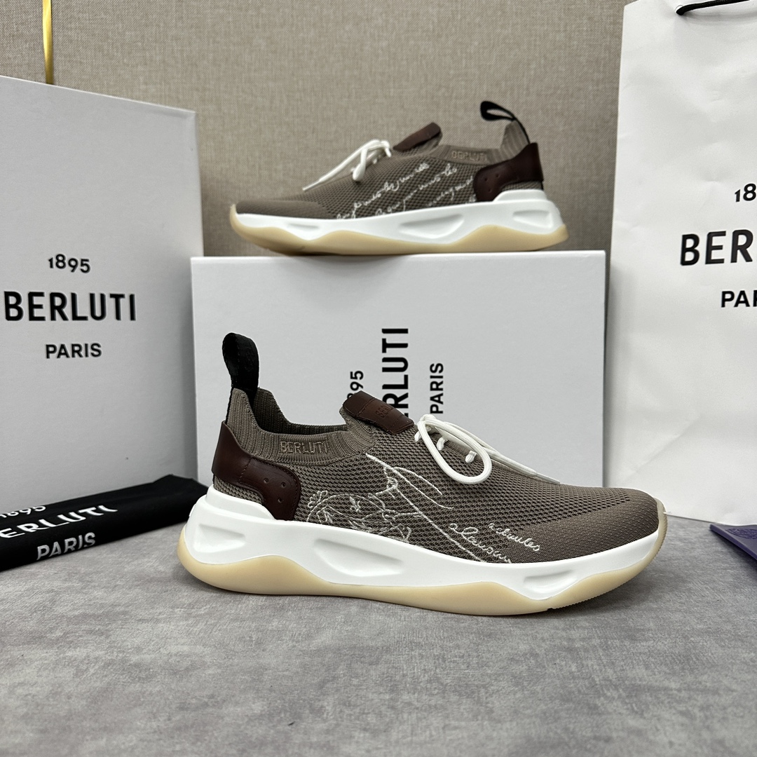 Berlut*布鲁提新品Shadow飞织运动鞋原版开发打造官方11,100作为品牌首款针织运动鞋履这双袜