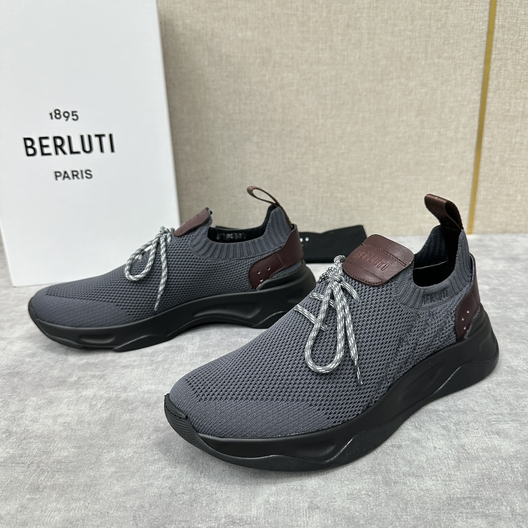 Berlut*布鲁提新品Shadow飞织运动鞋原版开发打造官方11,100作为品牌首款针织运动鞋履这双袜