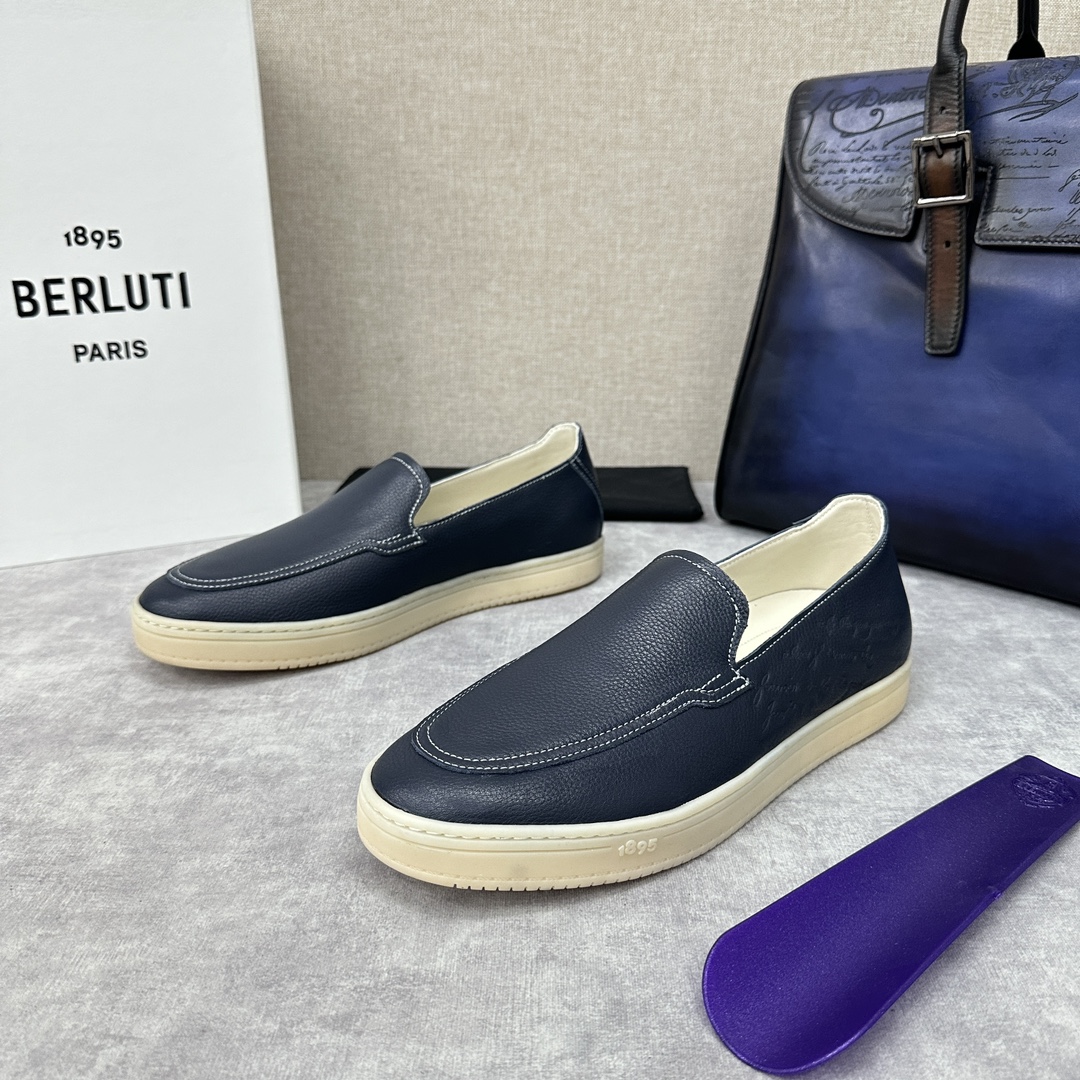 Berlut*布鲁提新品EdenScritto皮革乐福鞋官方10,700Eden鞋履系列乐福鞋上以阳光倾