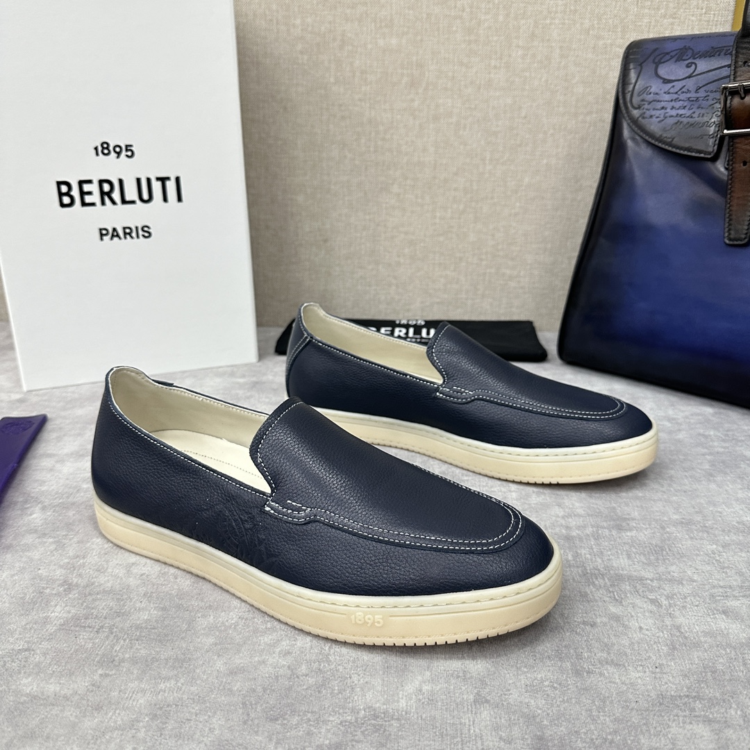 Berlut*布鲁提新品EdenScritto皮革乐福鞋官方10,700Eden鞋履系列乐福鞋上以阳光倾