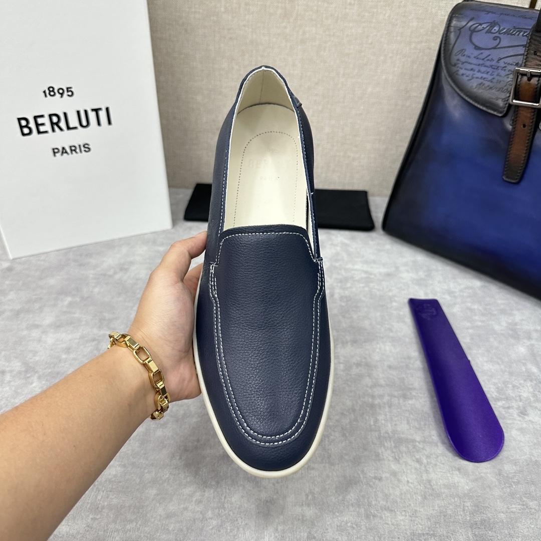 Berlut*布鲁提新品EdenScritto皮革乐福鞋官方10,700Eden鞋履系列乐福鞋上以阳光倾