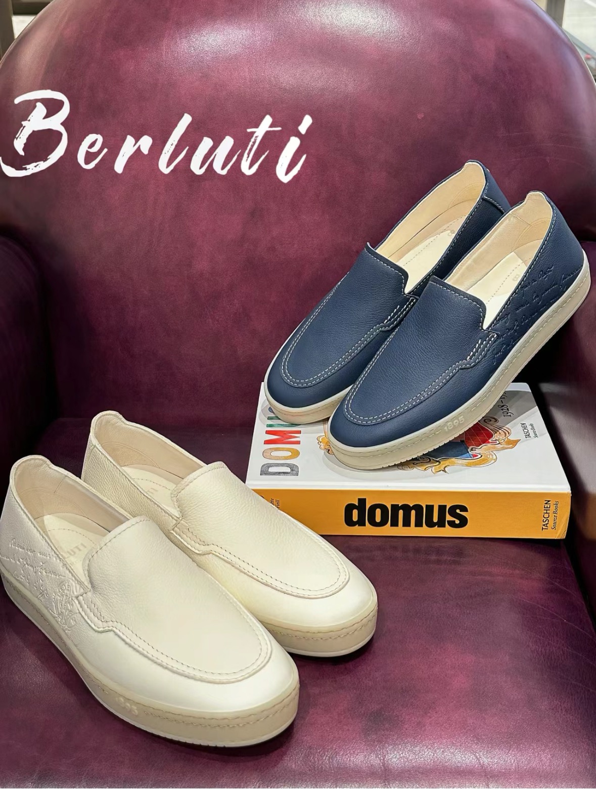 Berlut*布鲁提新品EdenScritto皮革乐福鞋官方10,700Eden鞋履系列乐福鞋上以阳光倾