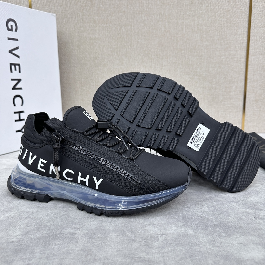 GVX新品Givench*纪梵希SPECTRE慢跑低帮拉链休闲鞋这款运动鞋采用进口牛皮5D打印印花/高科