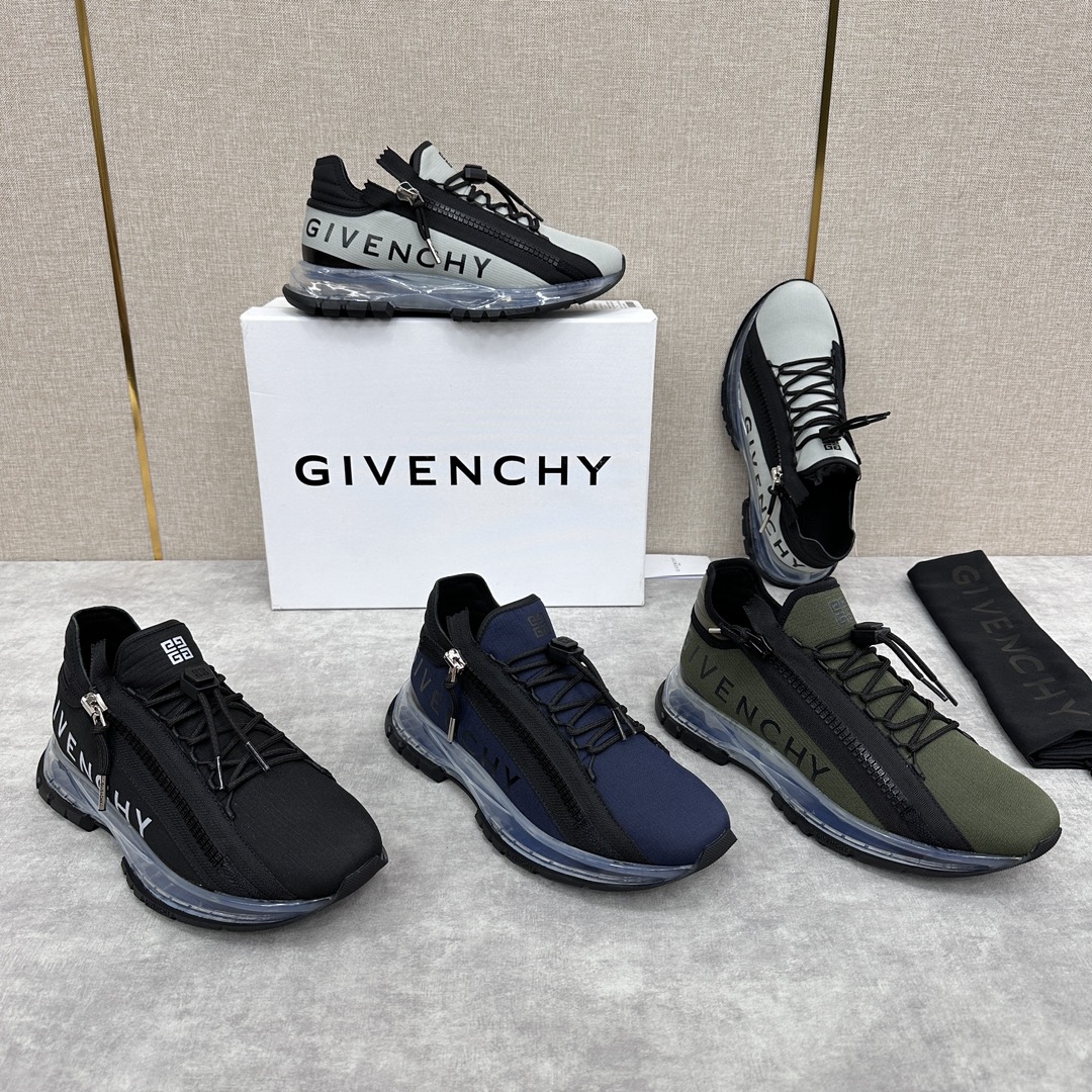 GVX新品Givench*纪梵希SPECTRE慢跑低帮拉链休闲鞋这款运动鞋采用进口牛皮5D打印印花/高科