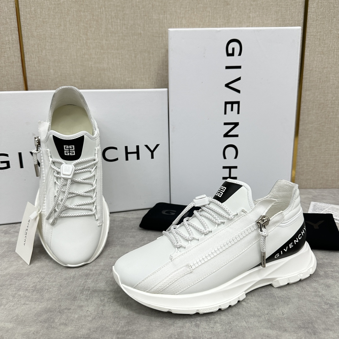 GVX新品Givench*纪梵希SPECTRE慢跑低帮拉链休闲鞋这款运动鞋采用进口牛皮5D打印印花/高科