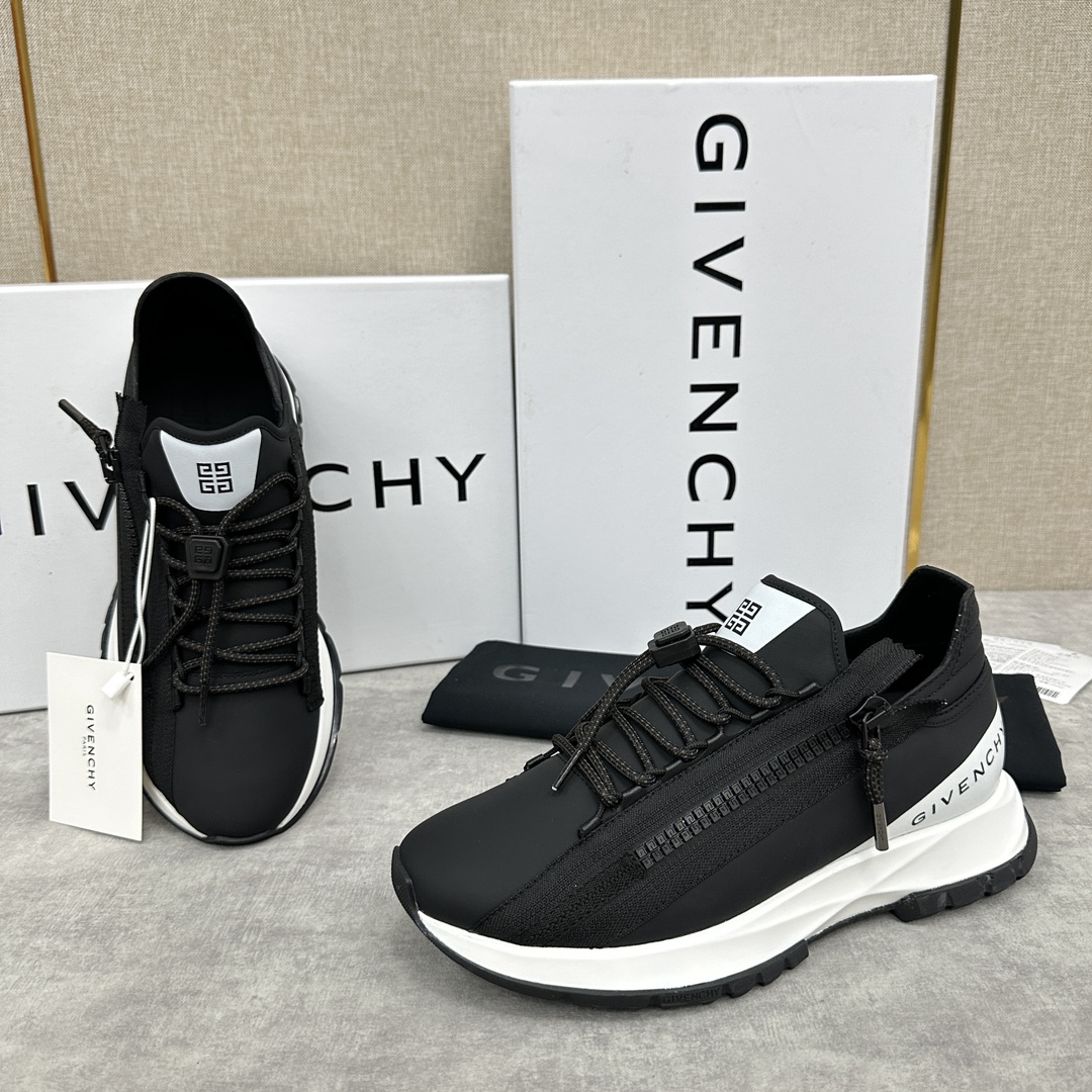 GVX新品Givench*纪梵希SPECTRE慢跑低帮拉链休闲鞋这款运动鞋采用进口牛皮5D打印印花/高科