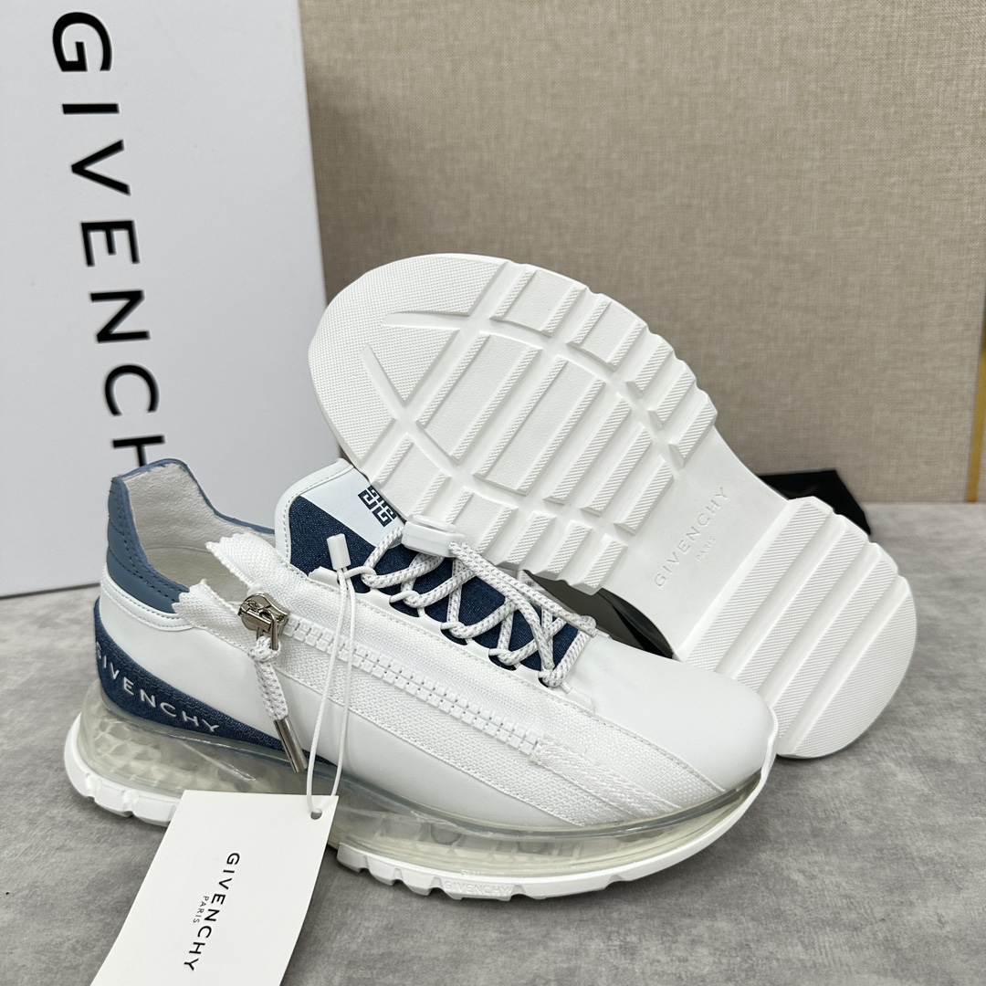 GVX新品Givench*纪梵希SPECTRE慢跑低帮拉链休闲鞋这款运动鞋采用进口牛皮5D打印印花/高科