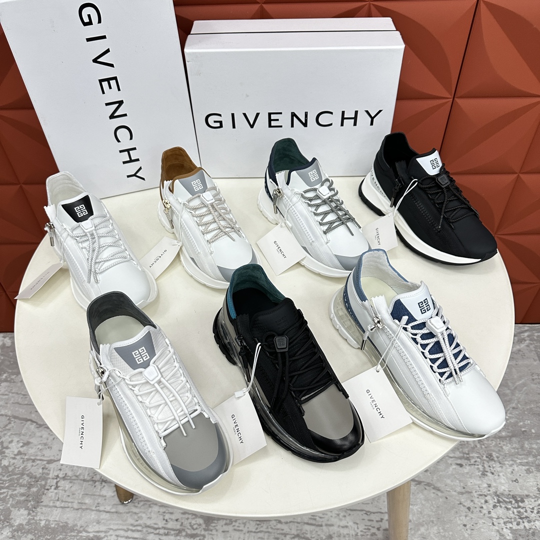 GVX新品Givench*纪梵希SPECTRE慢跑低帮拉链休闲鞋这款运动鞋采用进口牛皮5D打印印花/高科