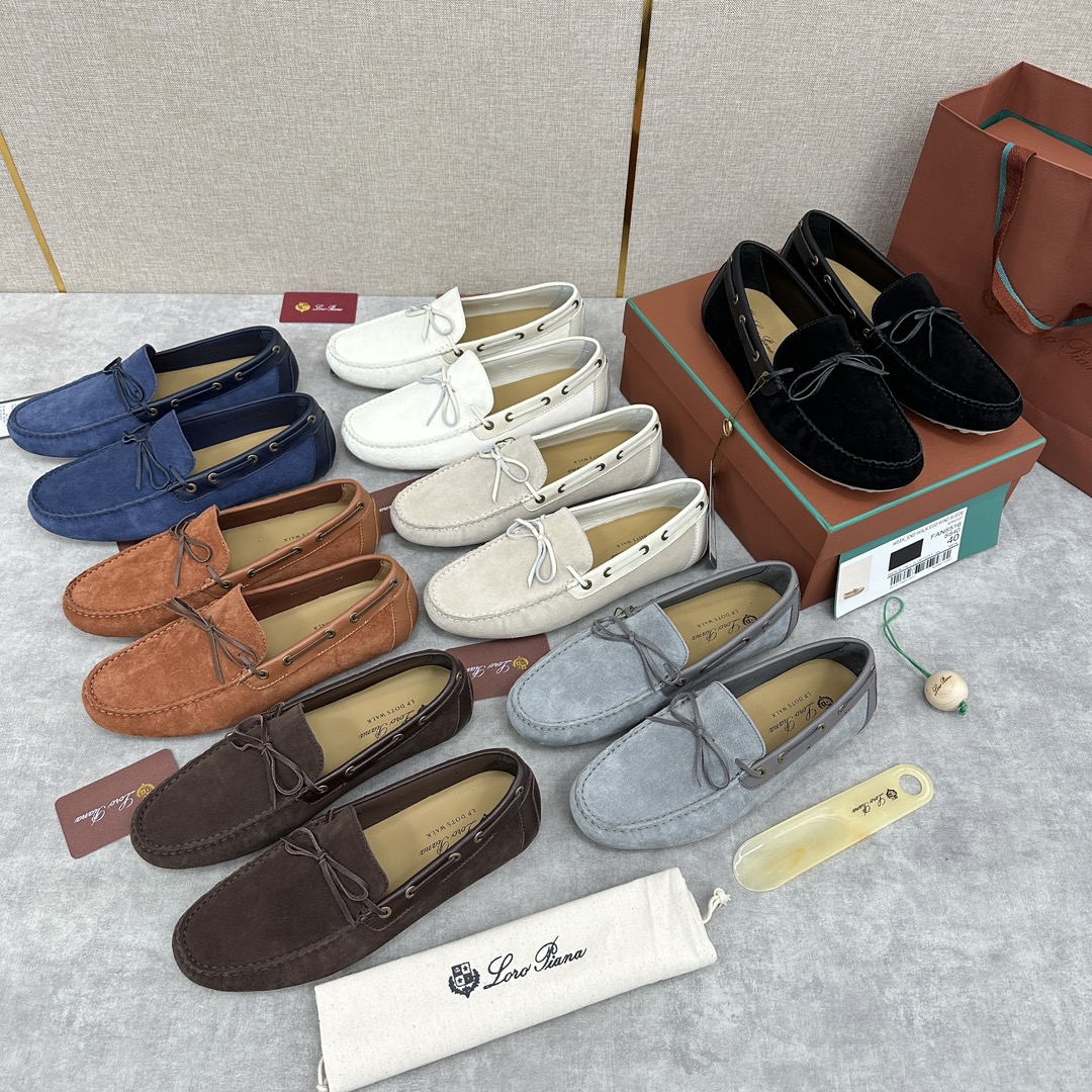 LP新品上架LoroPia*诺悠-翩雅DotSoleWalk男士莫卡辛男鞋专柜同步最新款官方7,000此