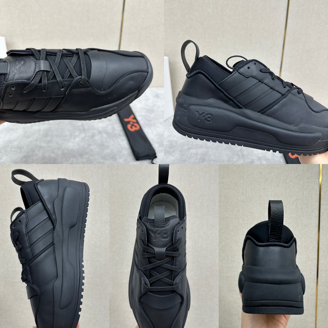 Y-3RIVALRY厚底休闲运动鞋上这款Y-3运动鞋以知名的80年代adida*rivalry篮球鞋为蓝