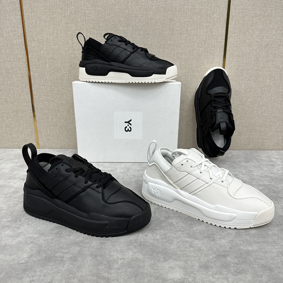 Y-3RIVALRY厚底休闲运动鞋上这款Y-3运动鞋以知名的80年代adida*rivalry篮球鞋为蓝