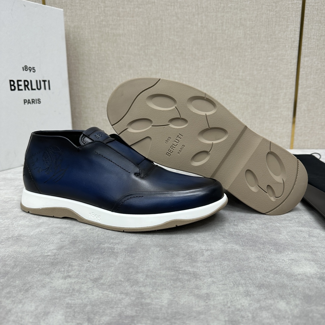 Berlut*布鲁提独家新品推出Echappée系列漫步鞋履官方10,400全新的的非正装鞋系列“Ech