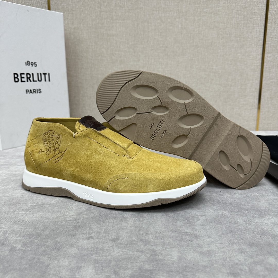 Berlut*布鲁提独家新品推出Echappée系列漫步鞋履官方10,400全新的的非正装鞋系列“Ech