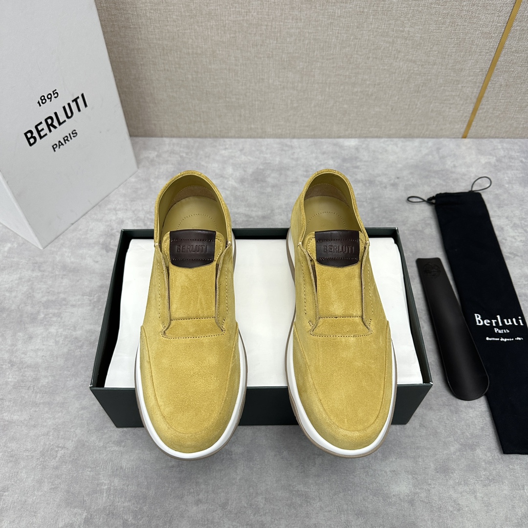 Berlut*布鲁提独家新品推出Echappée系列漫步鞋履官方10,400全新的的非正装鞋系列“Ech