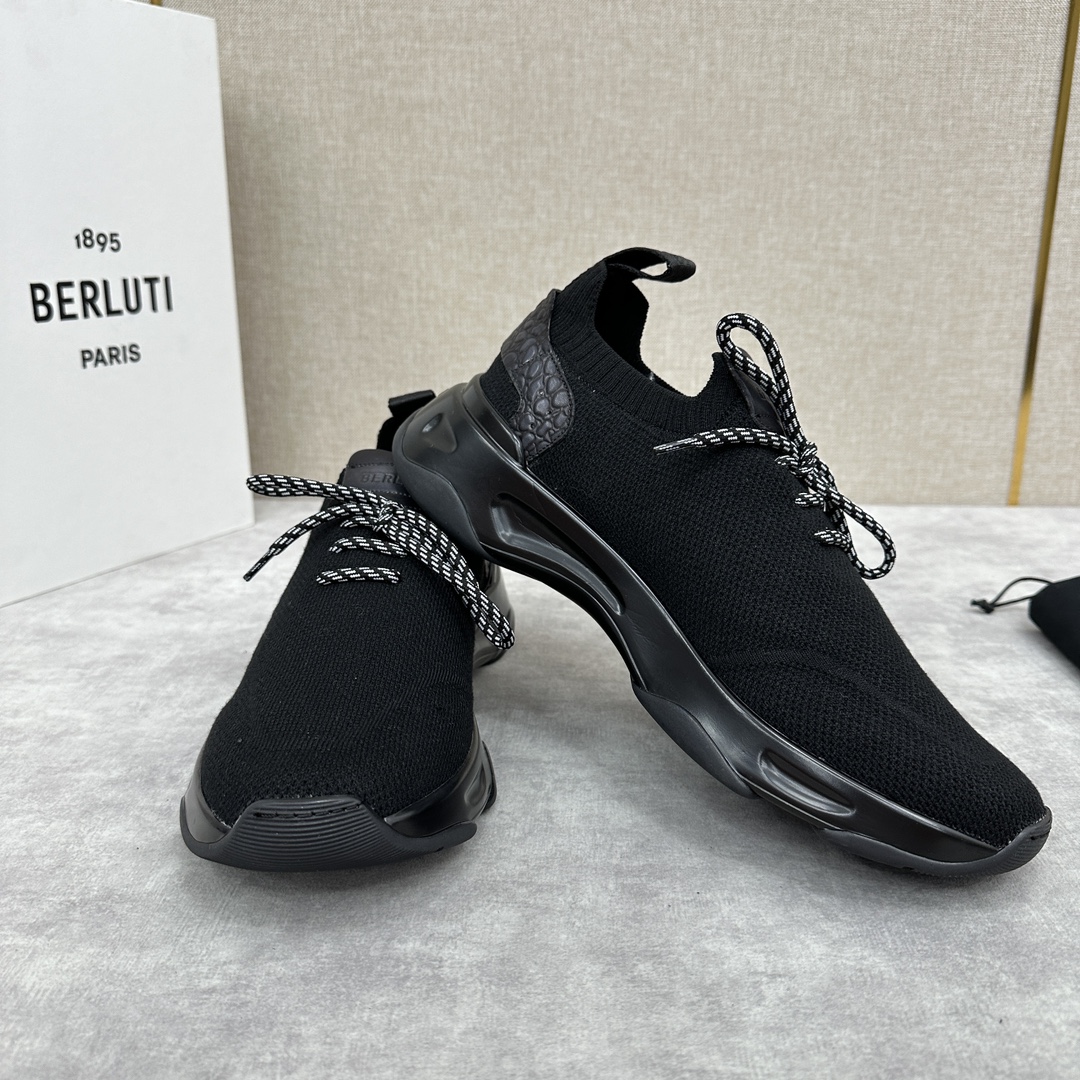 Berlut*布鲁提新品Shadow飞织运动鞋官方10,700原版开发打造轻盈格调如影随行Shadow运