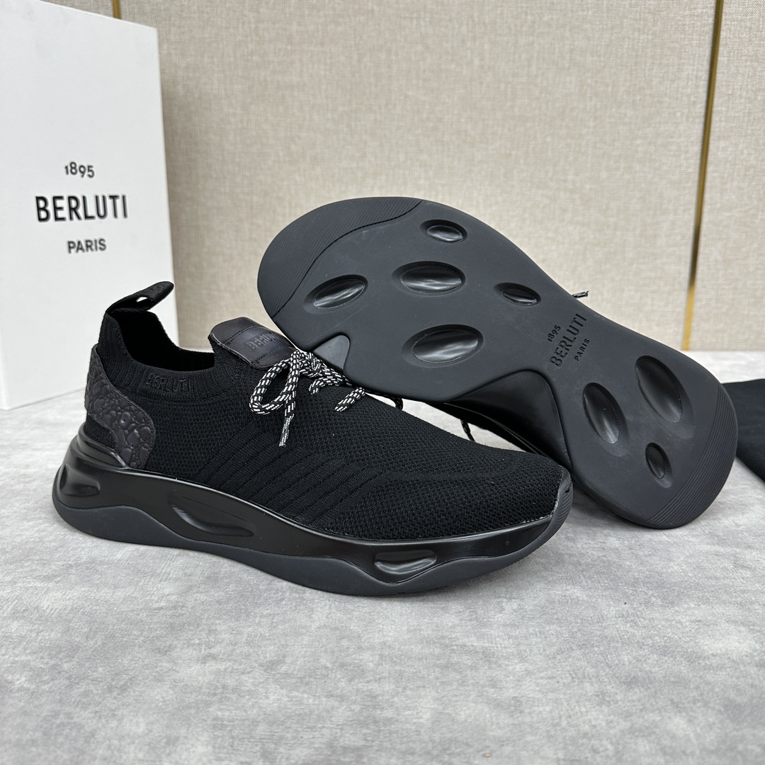 Berlut*布鲁提新品Shadow飞织运动鞋官方10,700原版开发打造轻盈格调如影随行Shadow运