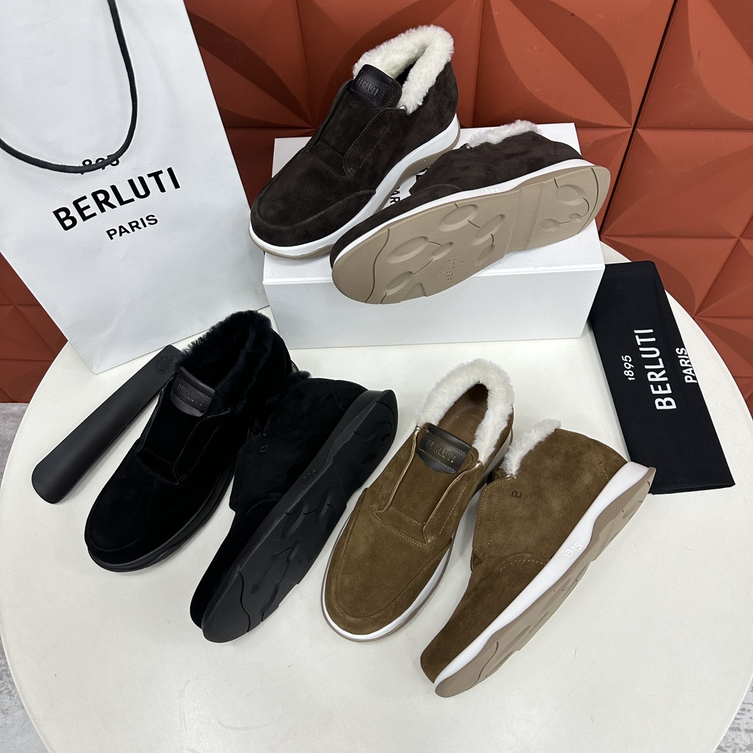 Berlut*布鲁提独家新品推出Echappée系列漫步鞋履官方12200全新的的非正装鞋系列“Echa