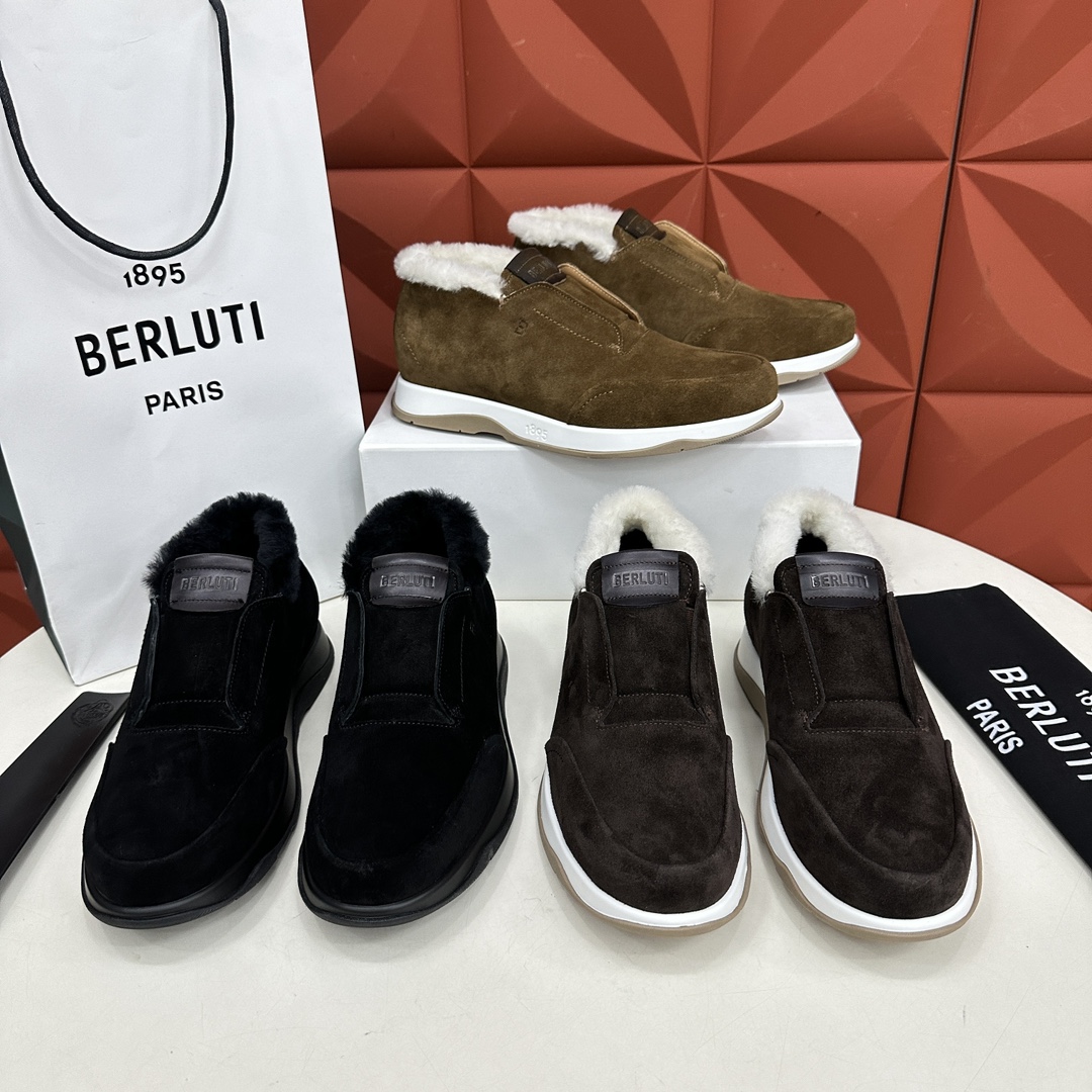 Berlut*布鲁提独家新品推出Echappée系列漫步鞋履官方12200全新的的非正装鞋系列“Echa