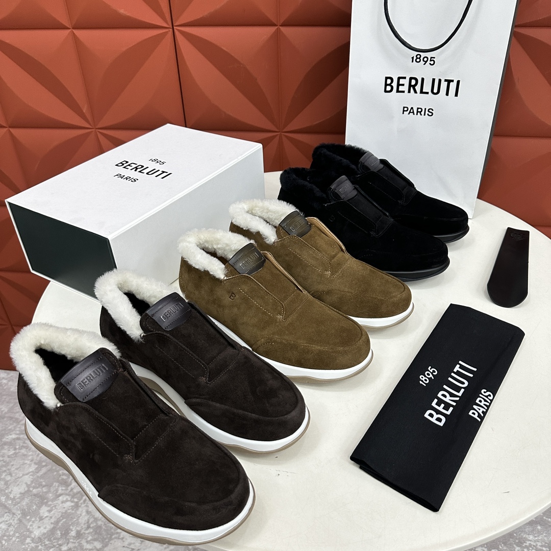 Berlut*布鲁提独家新品推出Echappée系列漫步鞋履官方12200全新的的非正装鞋系列“Echa