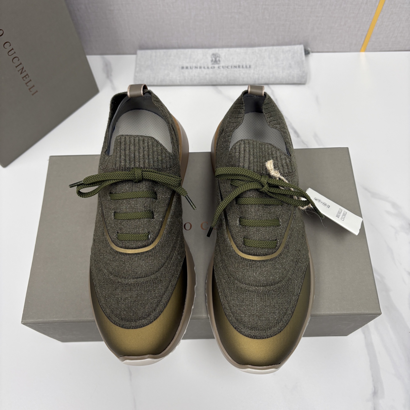 💋💍BC 新品 Brunello Cucinell* 针织运动鞋系列 官方 9,600 当意大利匠心邂逅