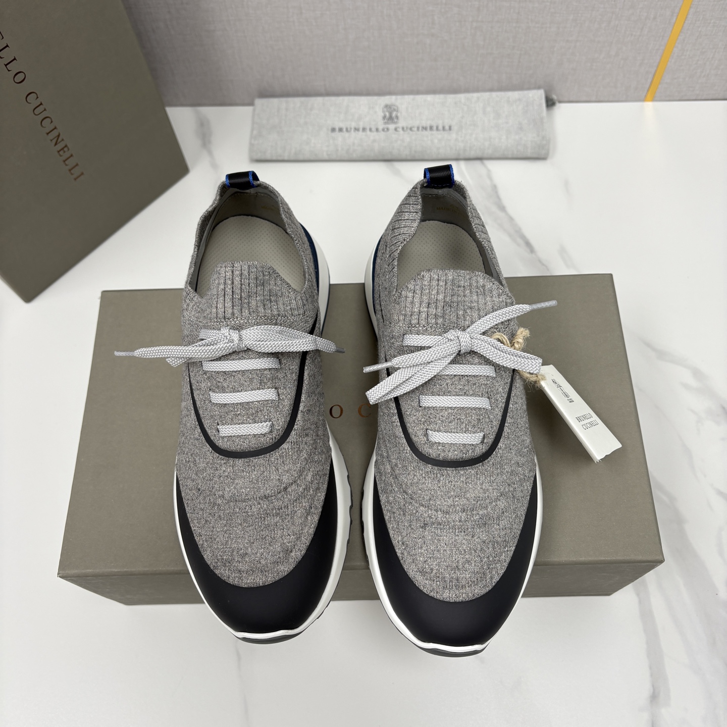 💋💍BC 新品 Brunello Cucinell* 针织运动鞋系列 官方 9,600 当意大利匠心邂逅