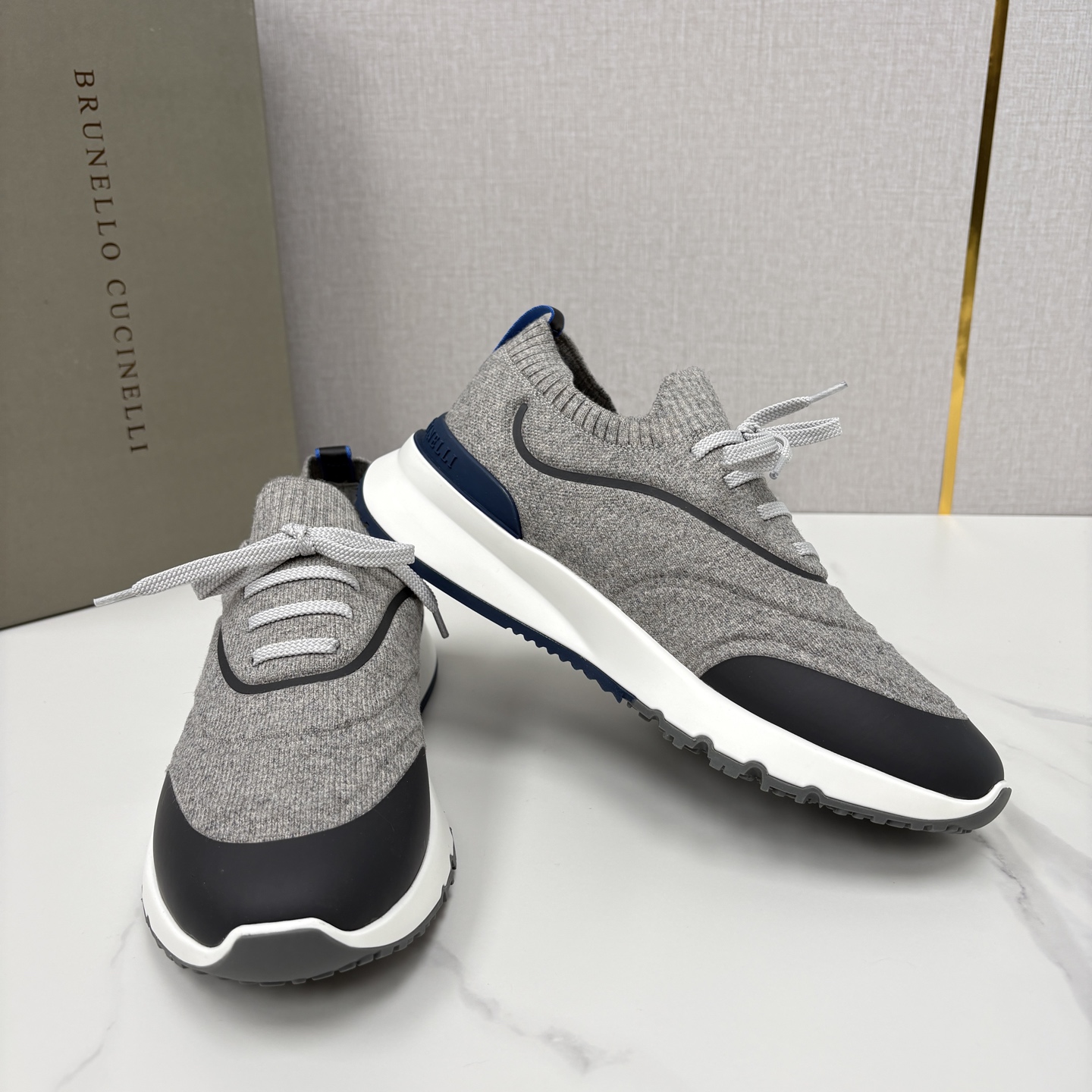 💋💍BC 新品 Brunello Cucinell* 针织运动鞋系列 官方 9,600 当意大利匠心邂逅