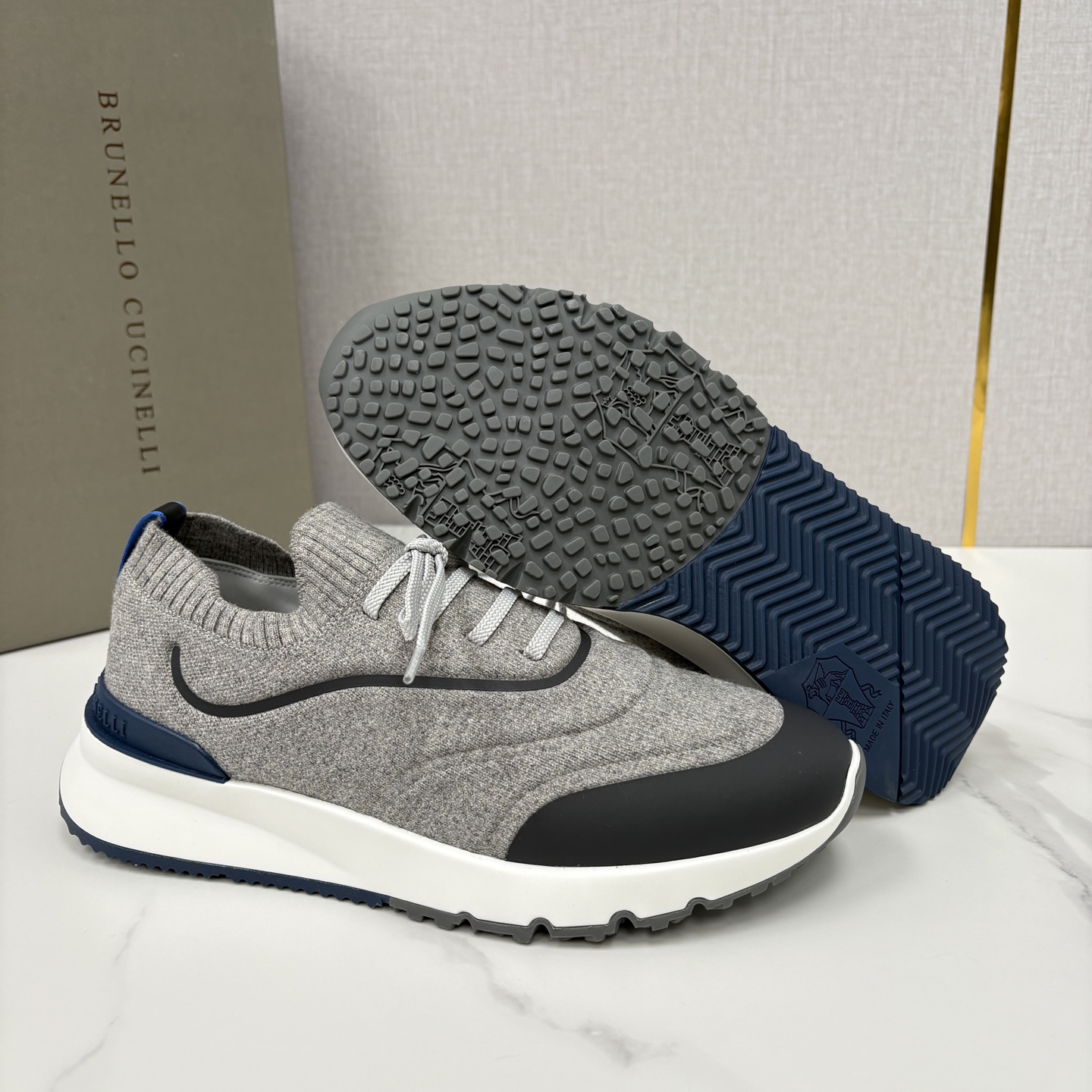 💋💍BC 新品 Brunello Cucinell* 针织运动鞋系列 官方 9,600 当意大利匠心邂逅