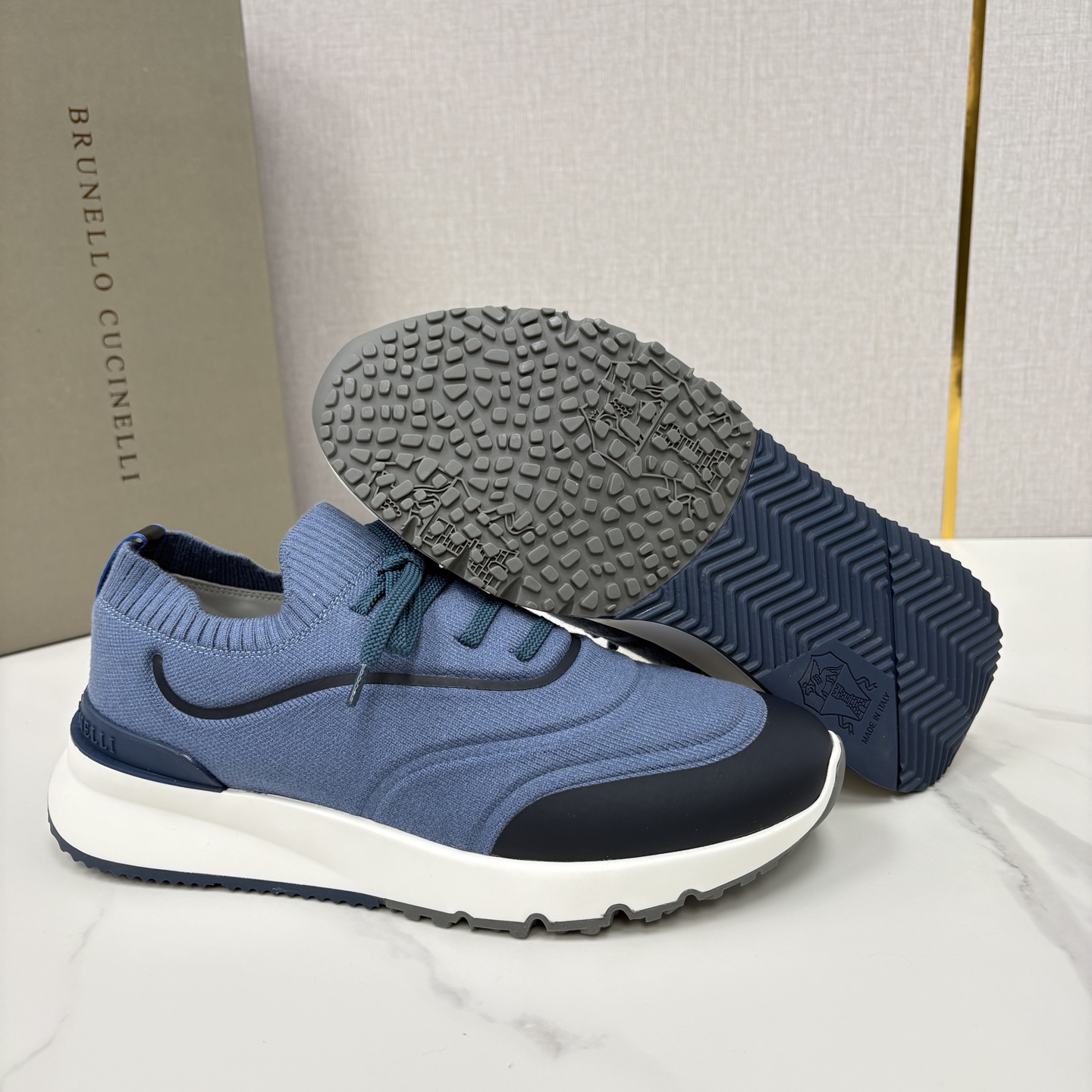 💋💍BC 新品 Brunello Cucinell* 针织运动鞋系列 官方 9,600 当意大利匠心邂逅