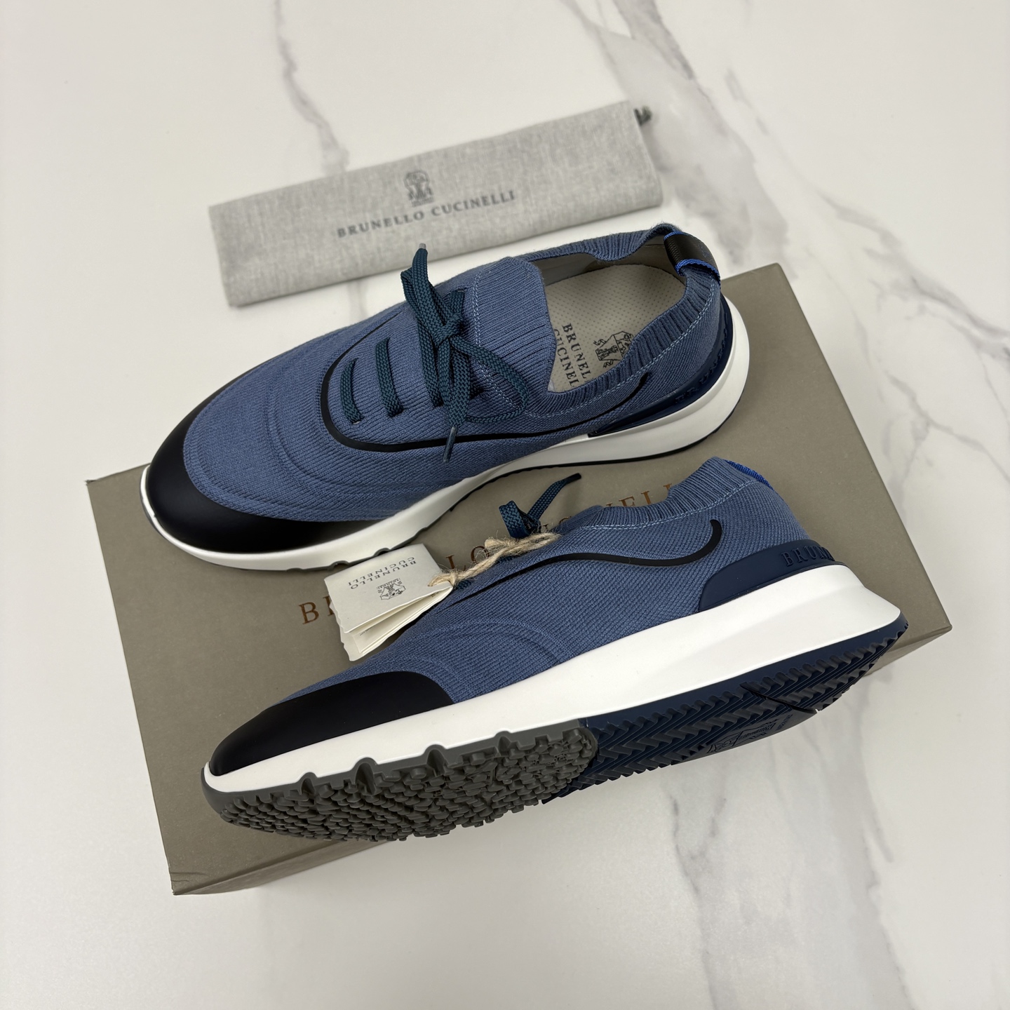 💋💍BC 新品 Brunello Cucinell* 针织运动鞋系列 官方 9,600 当意大利匠心邂逅