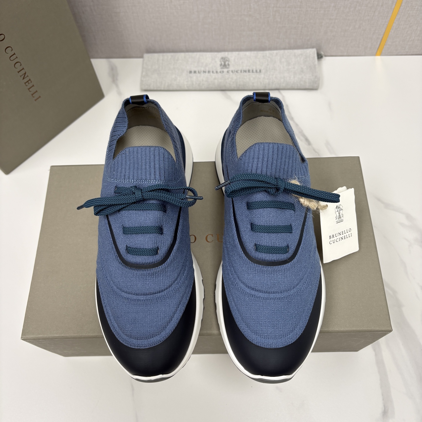 💋💍BC 新品 Brunello Cucinell* 针织运动鞋系列 官方 9,600 当意大利匠心邂逅