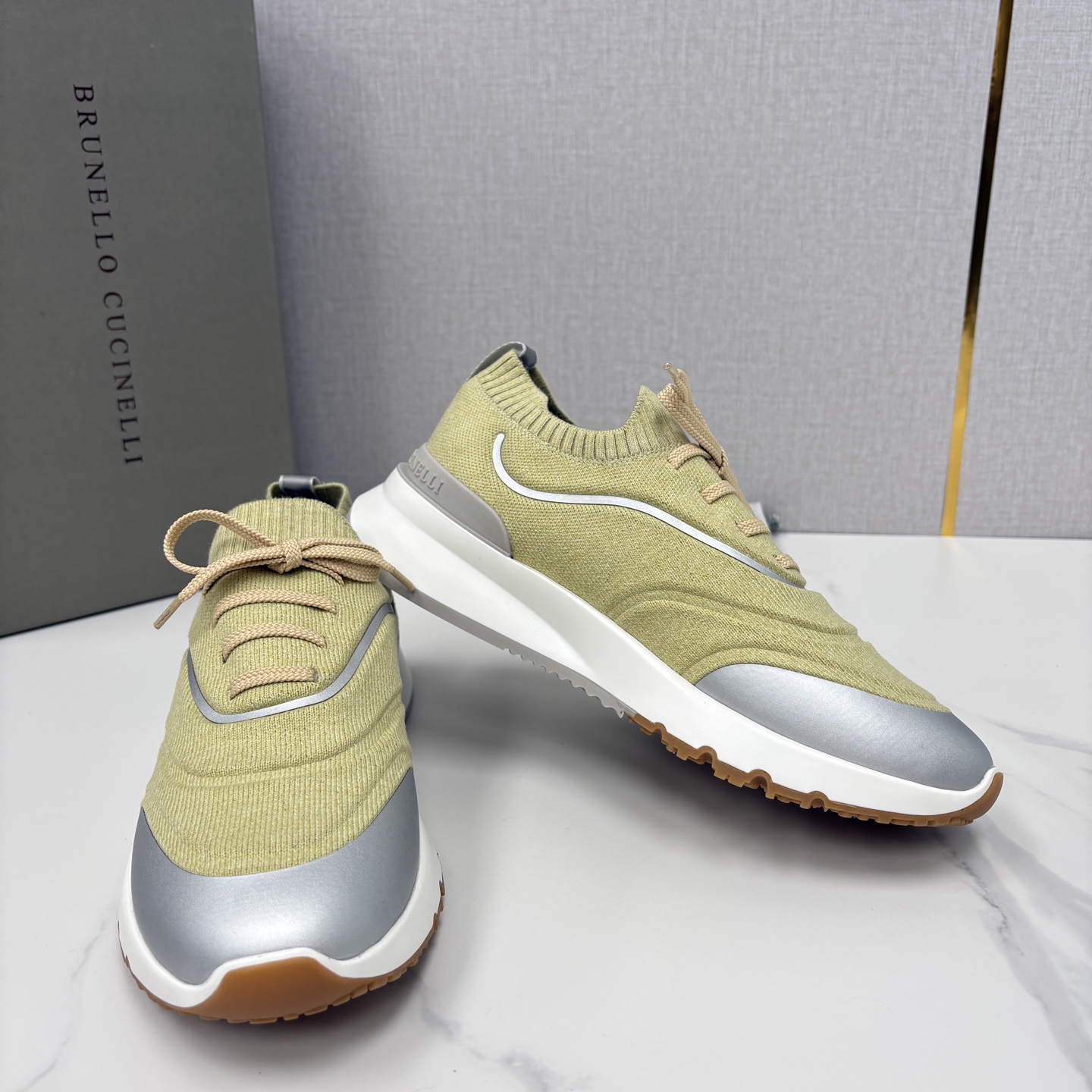 💋💍BC 新品 Brunello Cucinell* 针织运动鞋系列 官方 9,600 当意大利匠心邂逅