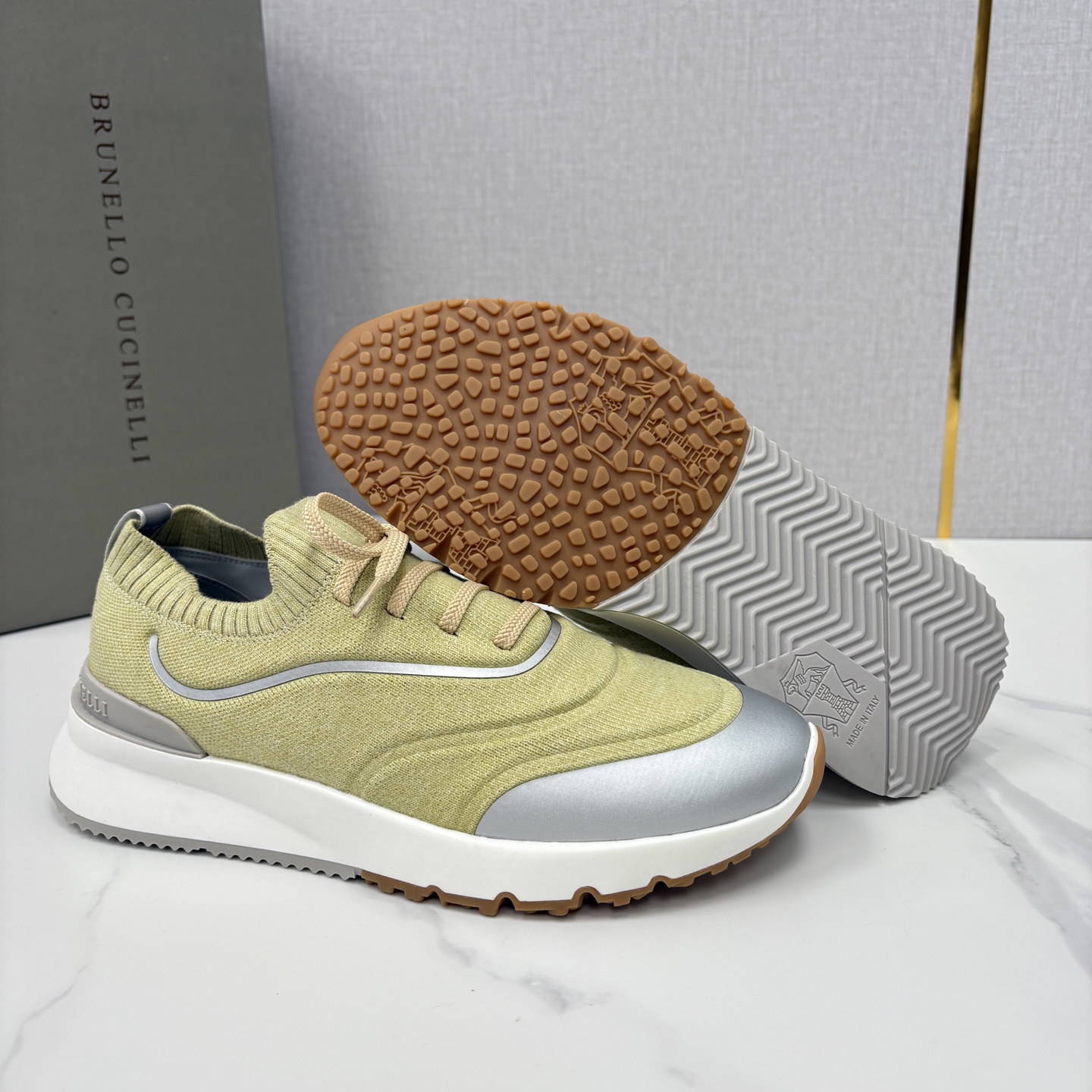 💋💍BC 新品 Brunello Cucinell* 针织运动鞋系列 官方 9,600 当意大利匠心邂逅