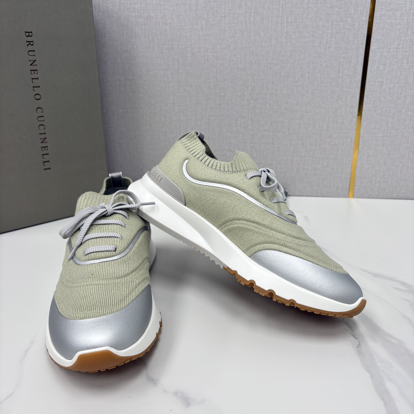 💋💍BC 新品 Brunello Cucinell* 针织运动鞋系列 官方 9,600 当意大利匠心邂逅