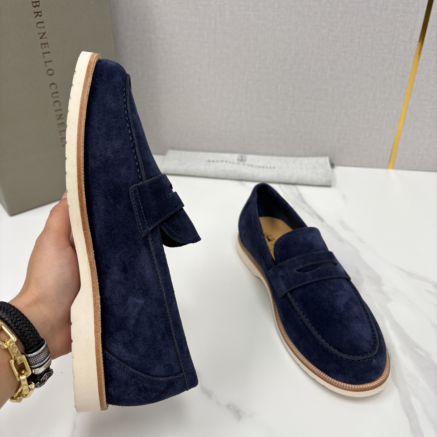 💋💍BC家新品上架 Brunello Cucinell* 乐福鞋皮鞋 意式松弛感的行走艺术 当手工匠艺遇