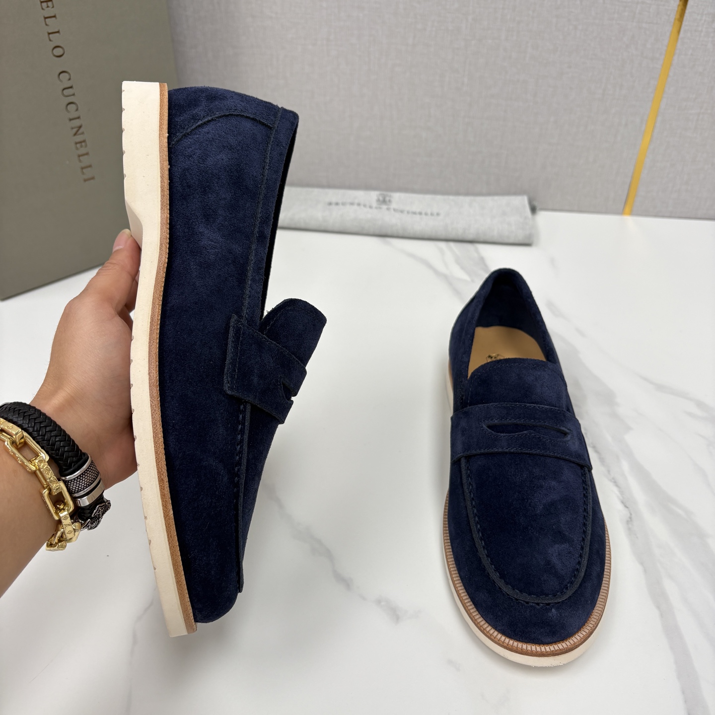 💋💍BC家新品上架 Brunello Cucinell* 乐福鞋皮鞋 意式松弛感的行走艺术 当手工匠艺遇