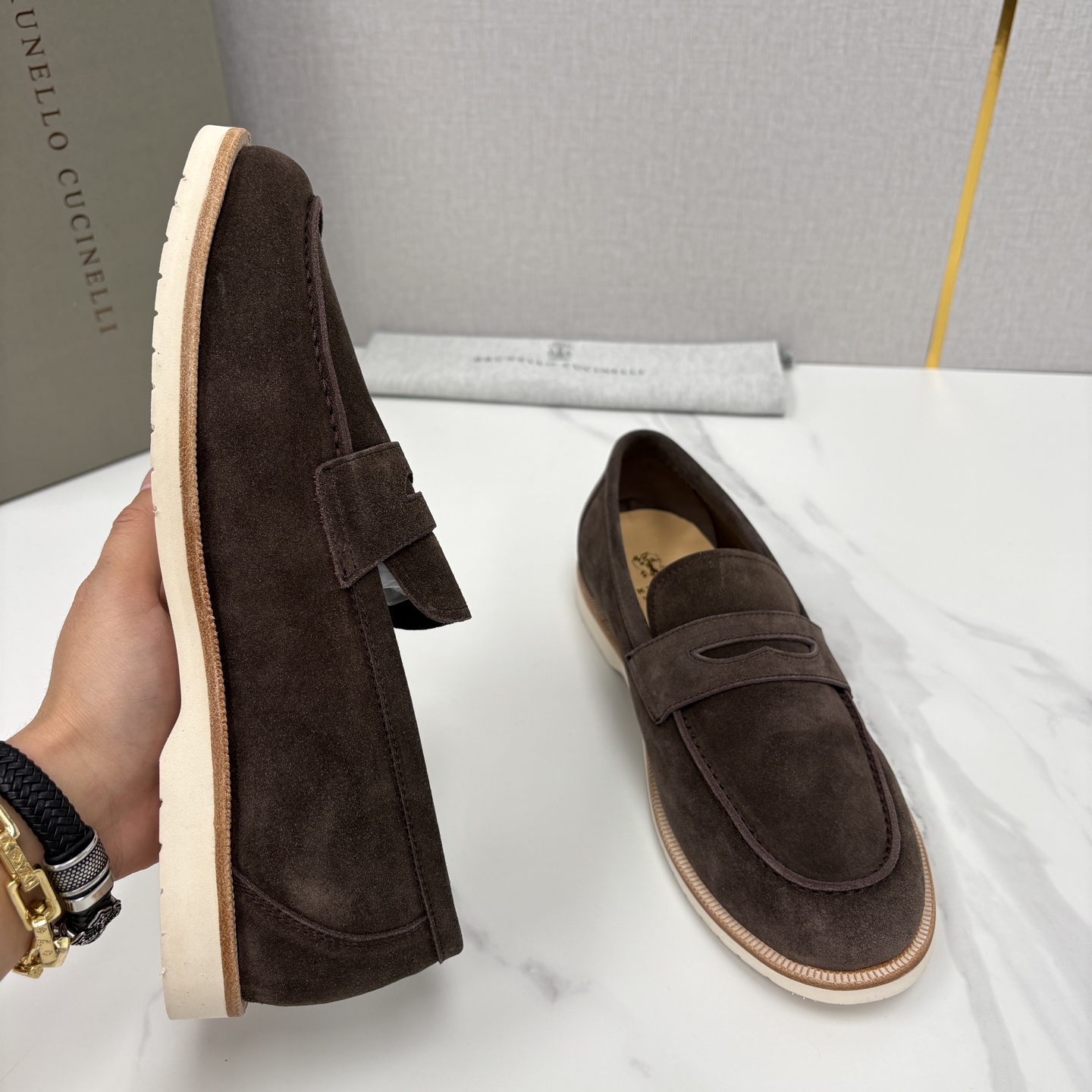 💋💍BC家新品上架 Brunello Cucinell* 乐福鞋皮鞋 意式松弛感的行走艺术 当手工匠艺遇