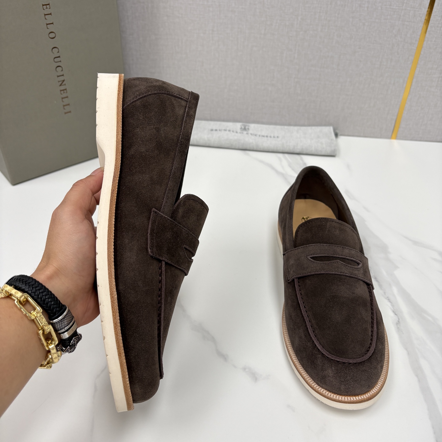 💋💍BC家新品上架 Brunello Cucinell* 乐福鞋皮鞋 意式松弛感的行走艺术 当手工匠艺遇