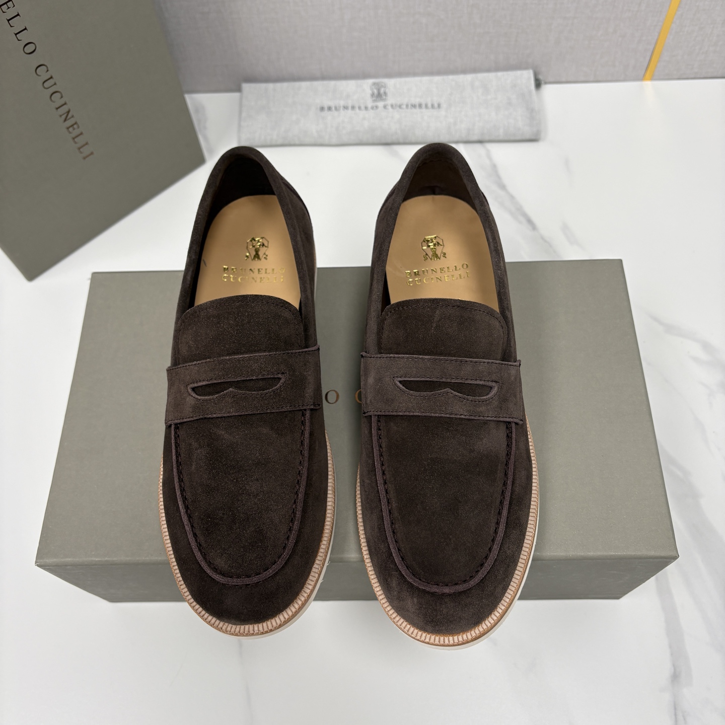 💋💍BC家新品上架 Brunello Cucinell* 乐福鞋皮鞋 意式松弛感的行走艺术 当手工匠艺遇